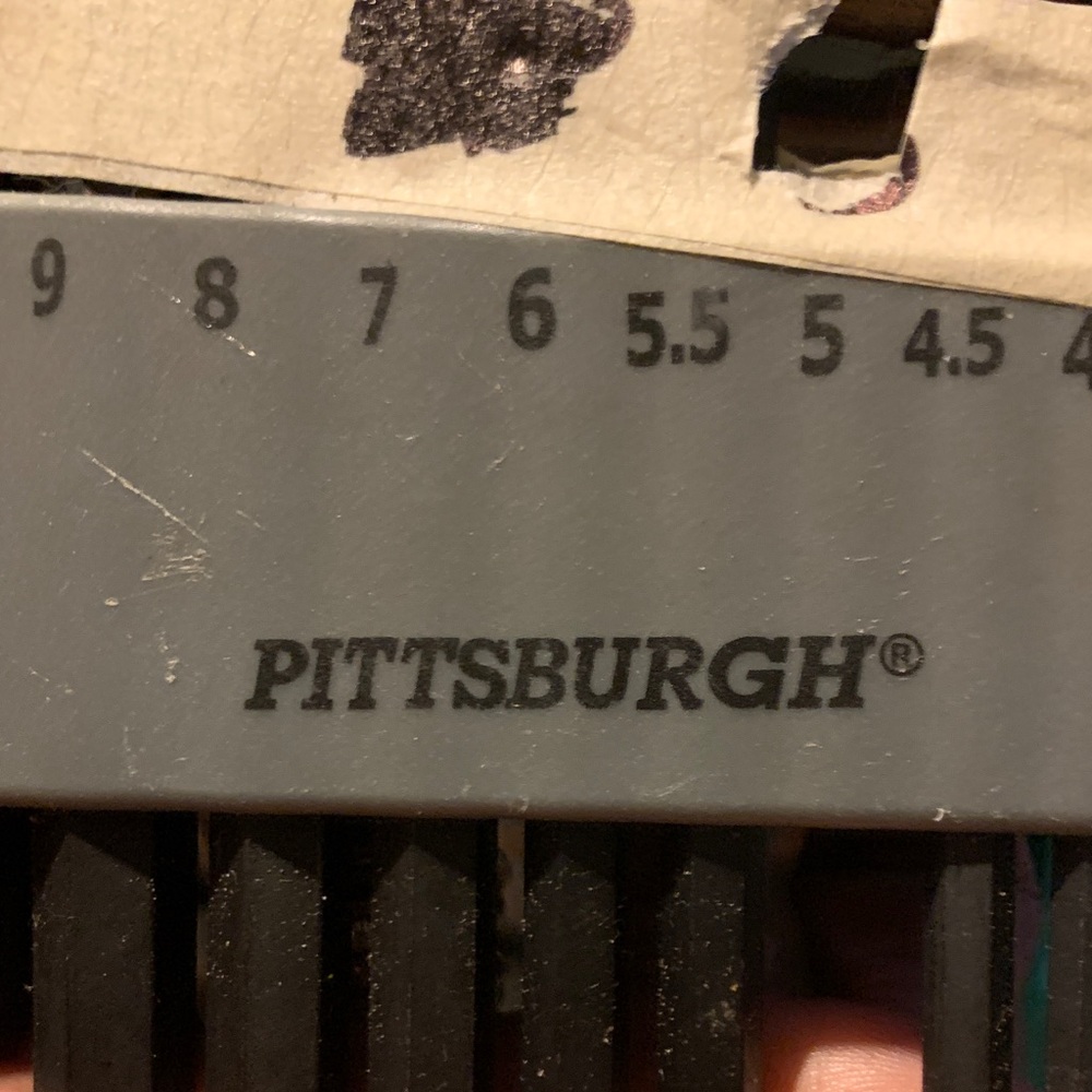 Pittsburgh Hex Key Set - Picture 2 of 4